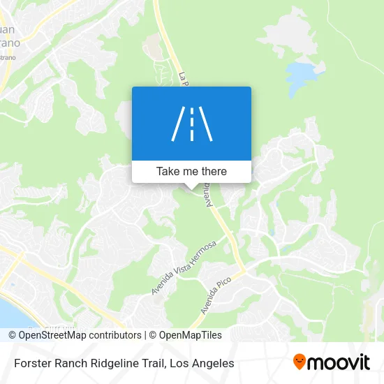 Forster Ranch Ridgeline Trail map