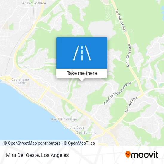 Mira Del Oeste map