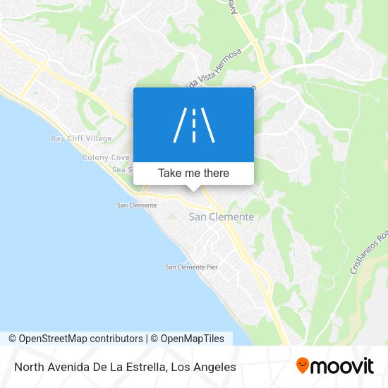 North Avenida De La Estrella map