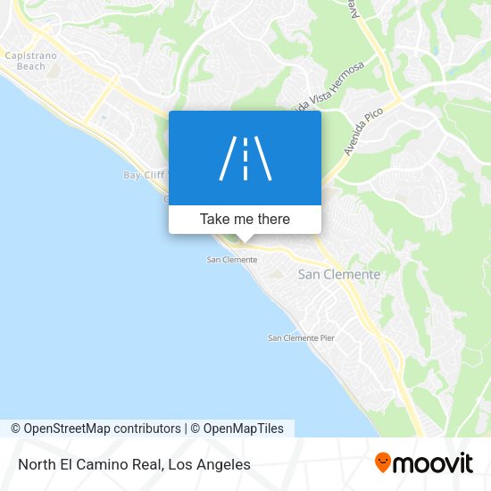 North El Camino Real map