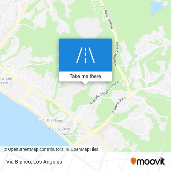 Mapa de Via Blanco