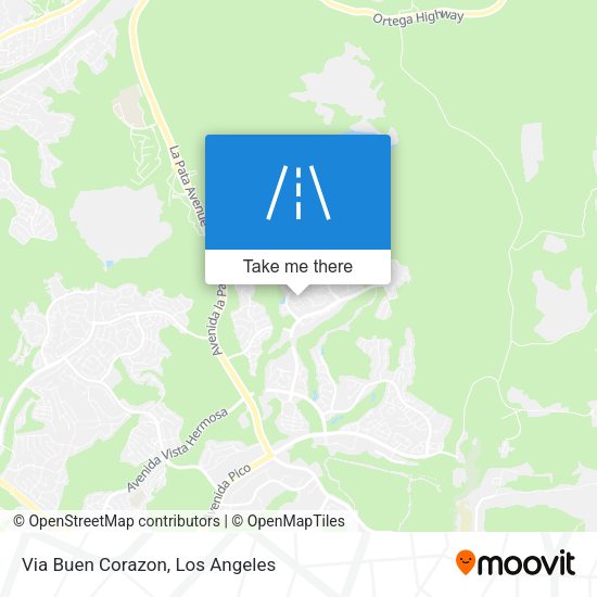 Mapa de Via Buen Corazon
