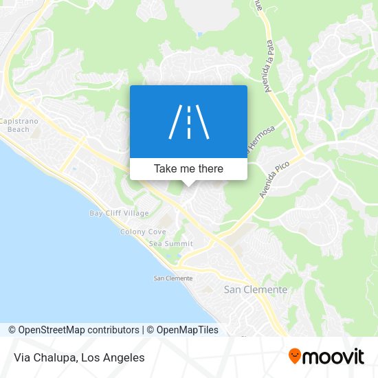 Mapa de Via Chalupa
