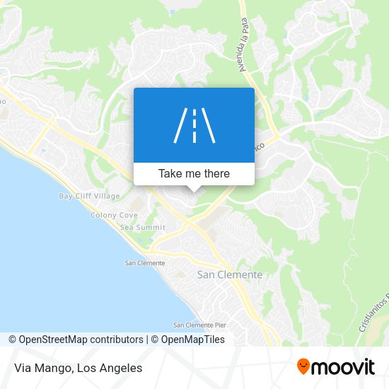 Mapa de Via Mango