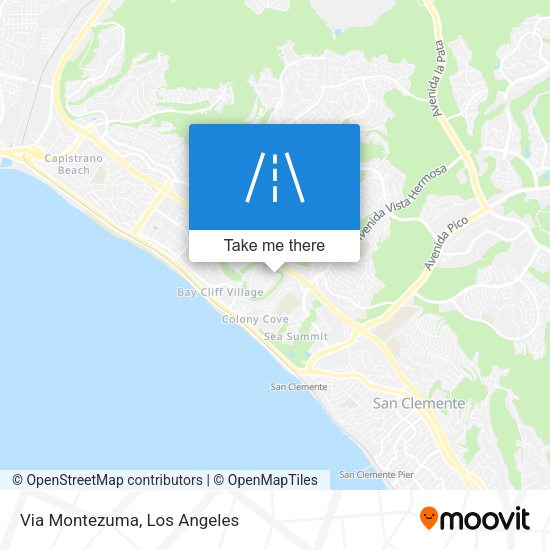 Mapa de Via Montezuma