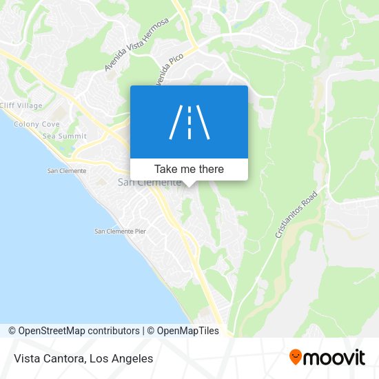 Mapa de Vista Cantora