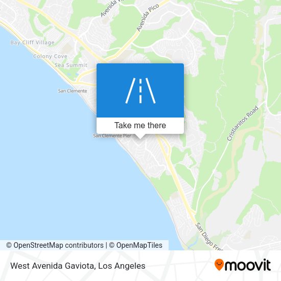 Mapa de West Avenida Gaviota