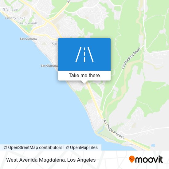Mapa de West Avenida Magdalena