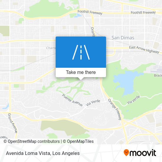 Avenida Loma Vista map