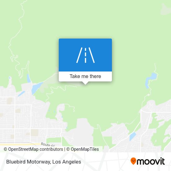 Bluebird Motorway map