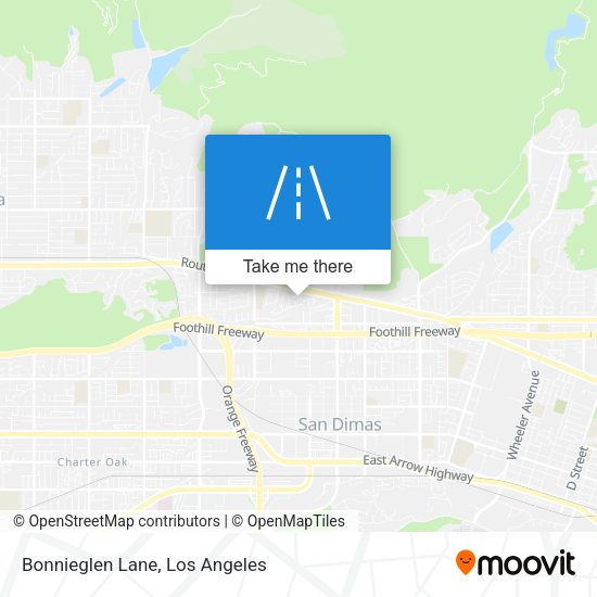 Bonnieglen Lane map