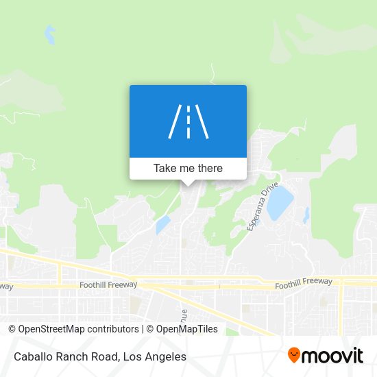 Caballo Ranch Road map