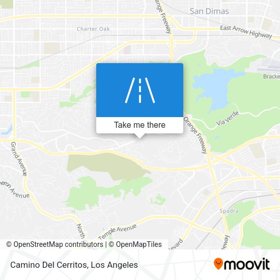 Mapa de Camino Del Cerritos