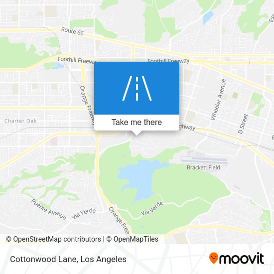 Mapa de Cottonwood Lane