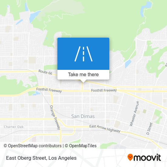 East Oberg Street map