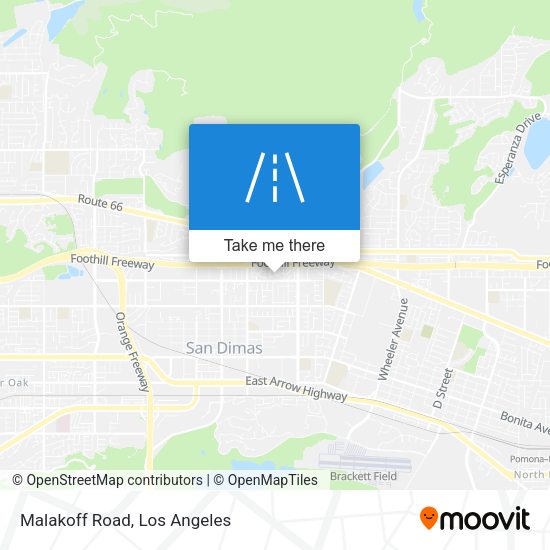 Mapa de Malakoff Road
