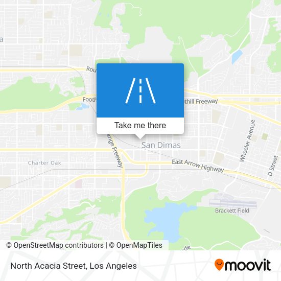 Mapa de North Acacia Street