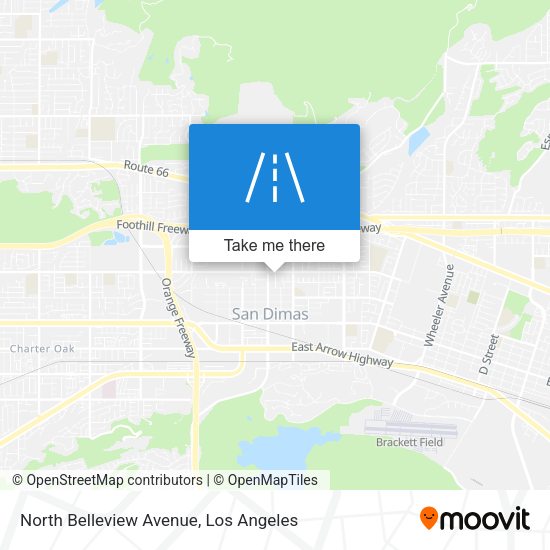 North Belleview Avenue map