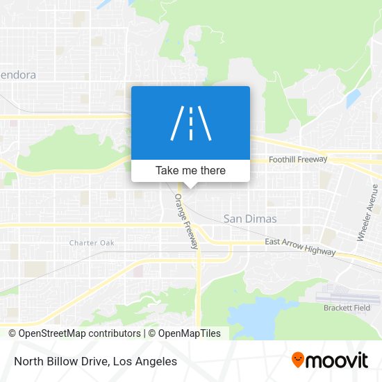North Billow Drive map