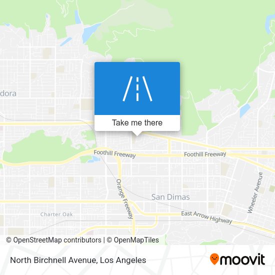 North Birchnell Avenue map
