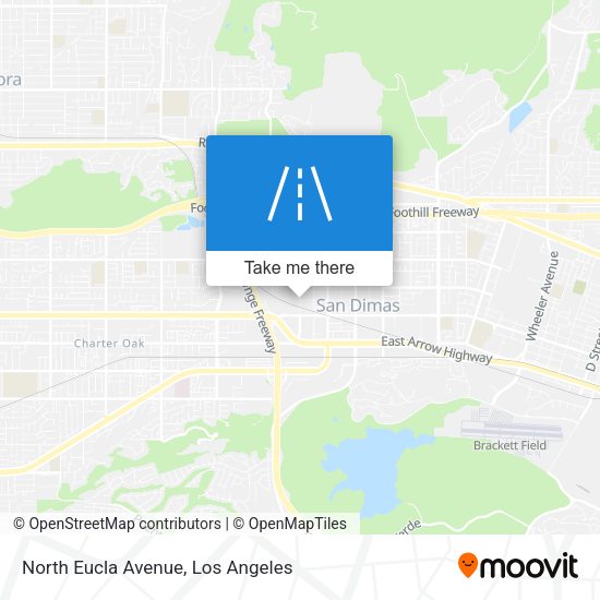 North Eucla Avenue map