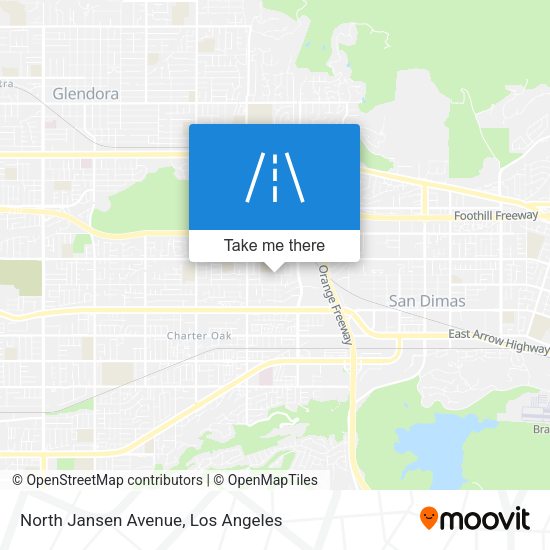 North Jansen Avenue map