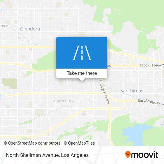 North Shellman Avenue map