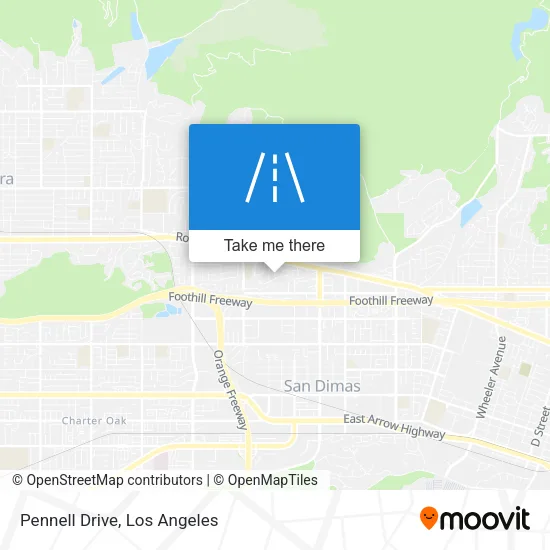 Pennell Drive map