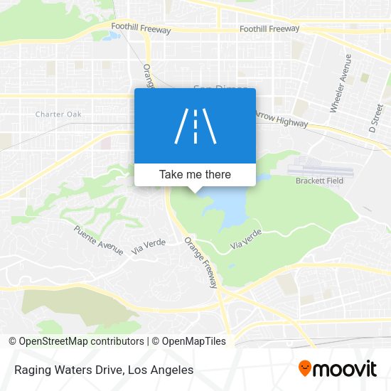 Raging Waters Drive map