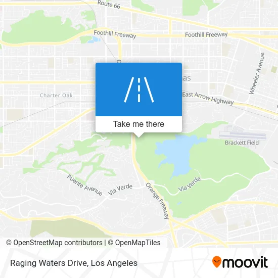 Raging Waters Drive map