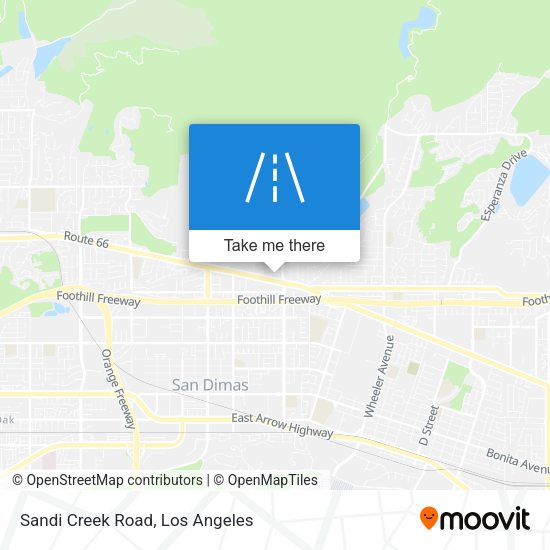 Mapa de Sandi Creek Road