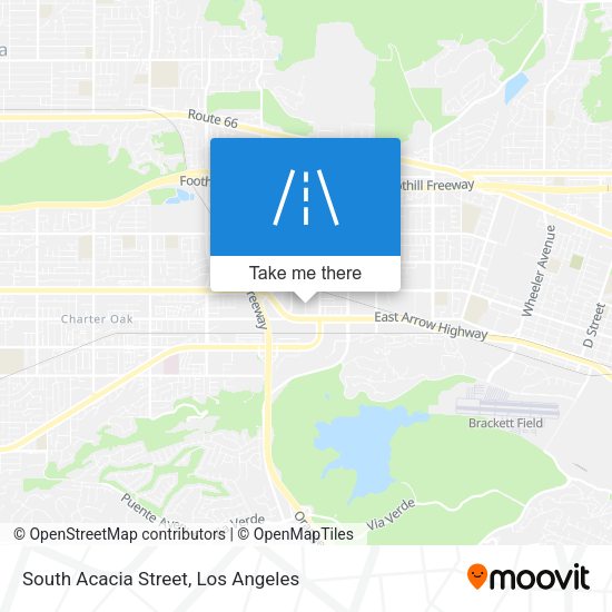 South Acacia Street map