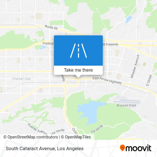 South Cataract Avenue map