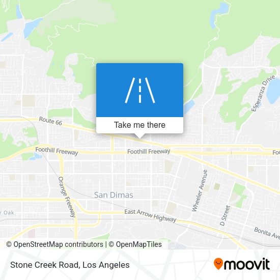 Stone Creek Road map