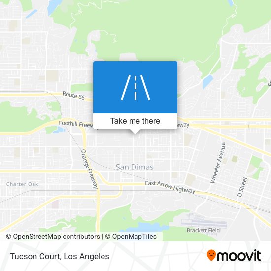 Mapa de Tucson Court