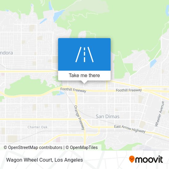 Wagon Wheel Court map