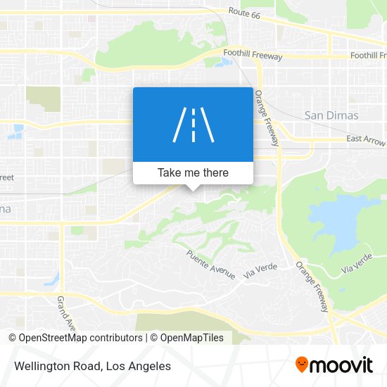 Wellington Road map
