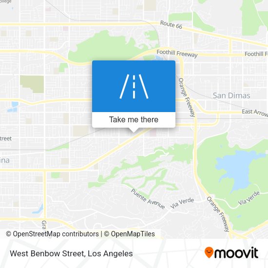 West Benbow Street map
