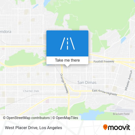 Mapa de West Placer Drive