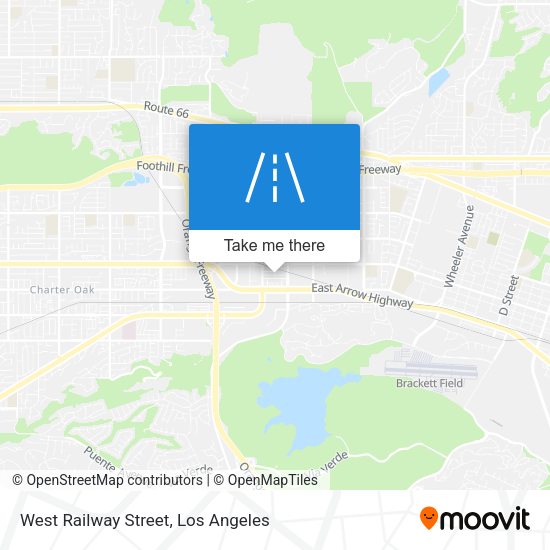 West Railway Street map