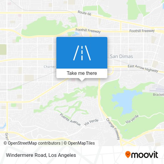 Mapa de Windermere Road
