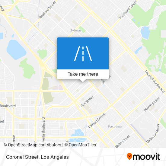 Mapa de Coronel Street