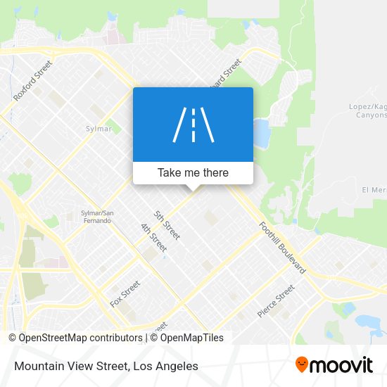 Mapa de Mountain View Street