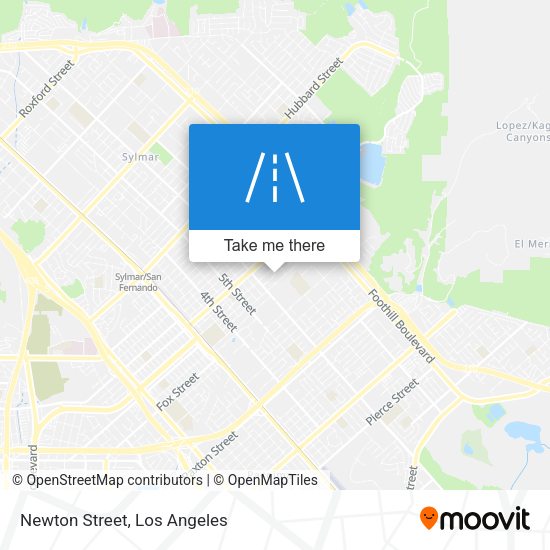 Mapa de Newton Street