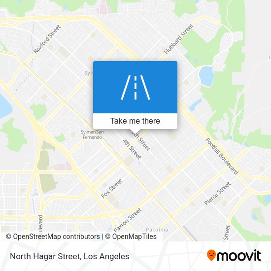 North Hagar Street map