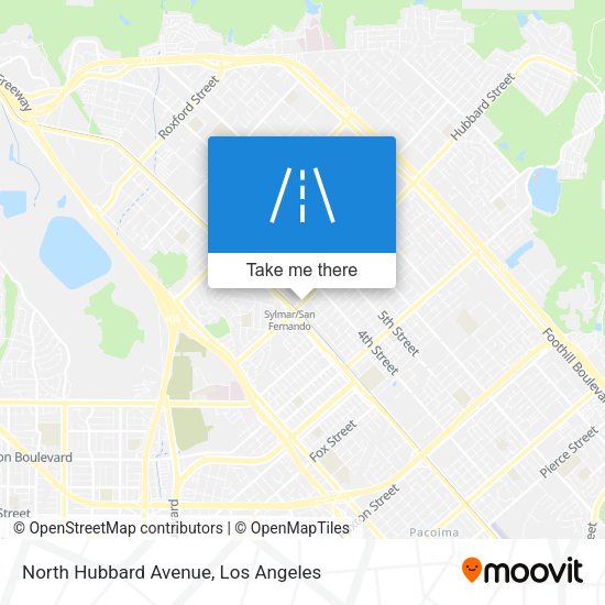 Mapa de North Hubbard Avenue