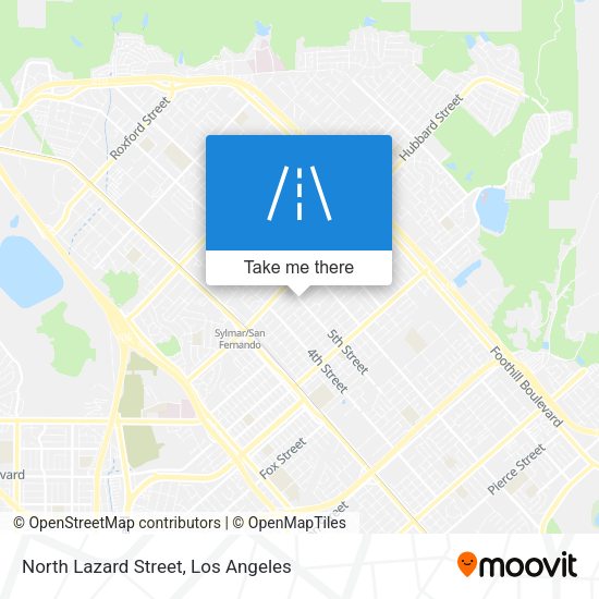 North Lazard Street map