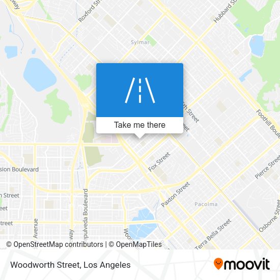 Mapa de Woodworth Street