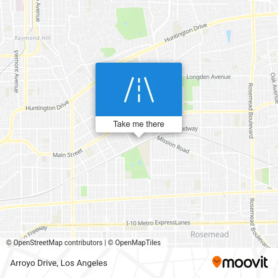 Arroyo Drive map