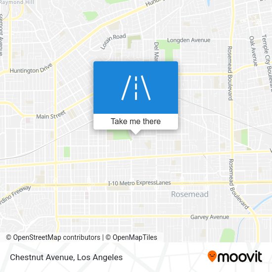 Mapa de Chestnut Avenue